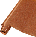 Tintnut Copper Gold Glitter Heat Transfer Vinyl Roll, easy cut & weed, stretch by Tintnut