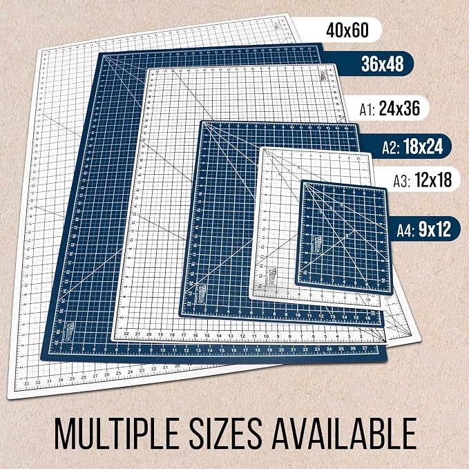 U.S. Art Supply 12" x 18" Self-Healing Cutting Mat 5-Ply - Image 5