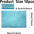pson 10Pcs 7.8 x 11.8 Inch Shiny Self-Adhesive EVA Foam Sheets - Image 2