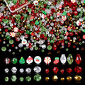 ZHIYUXI 1150PCS Christmas Glass Beads Red and White Beads Jewelry Making | by VisittheZHIYUXI