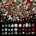 ZHIYUXI 1150PCS Christmas Glass Beads Red and White Beads Jewelry Making | by VisittheZHIYUXI