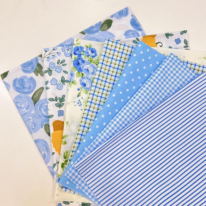 Cotton Fabric DIY Making Supplies Quilting Patchwork Fabric Fat Quarter Bundles by LMAEZNER