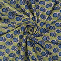 E-Tailor® Indian Ethnic 100% Cotton Voile Running Hand Block Print Natural by E-Tailor