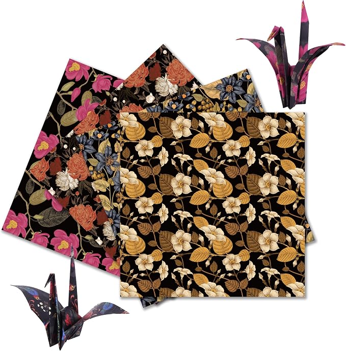 Origami Paper Kit 50 Sheets 6 Inch Square Double Sided Color 10 Vivid Colors - Image 4
