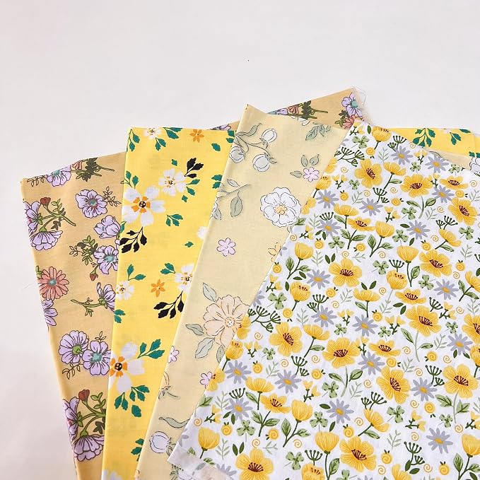 Cotton Fabric DIY Making Supplies Quilting Patchwork Fabric Fat Quarter Bundles - Image 4