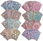 160 Sheets boho Mandala scrapbook paper Set, Journaling Scrapbooking Supplies by emmoolife