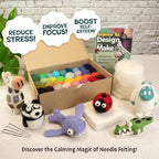 Woolbuddy Needle Felting Starter Kit –Make 6 Cute Characters – Complete Kit - Image 5