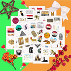 BulbaCraft 100Pcs Egypt Stickers - Image 5