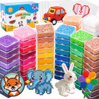 72 Colors Fuse Beads Kit by QUEFE