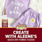 Aleene's Fusion Fabric Adhesive 2 fl oz 3-Pack, Washable Fabric Glue - Image 6