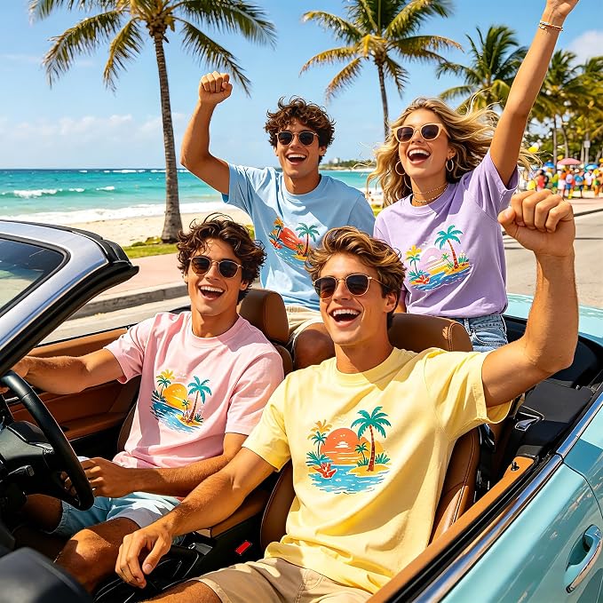 Joyclub 5 PCS Unisex Sublimation Blanks Bulk Polyester T Shirts - Image 2