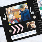 Bstorify Scrapbook Album 60 Pages Black Thick 250gsm Kraft Paper, Corner - Image 7