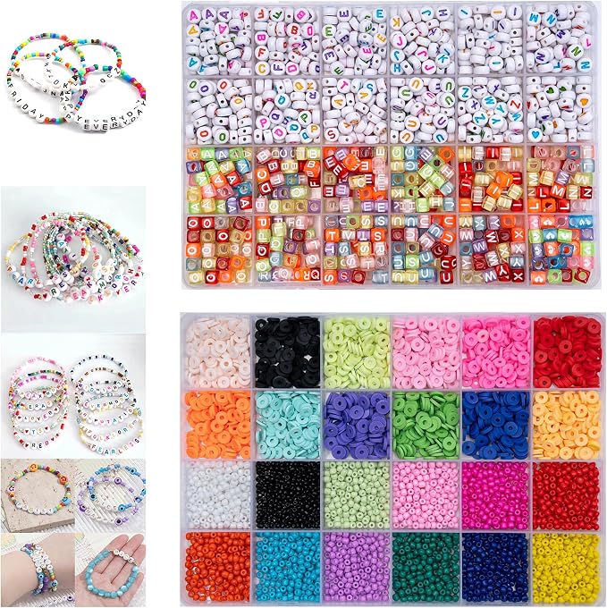 HardyGuo 6 box pony beads kit kandi 6x8mm Kandi Beads - Image 9