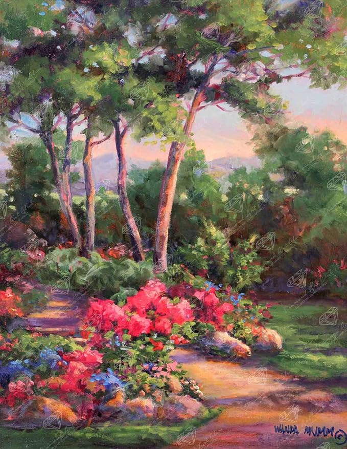 DIAMOND ART CLUB Bibler Garden Path Diamond Painting Kit, Fun DIY Crafts by DIAMONDARTCLUB