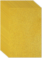 PATIKIL Yellow Shiny EVA Glitter Foam Sheet 11 x 8 Inch 2mm Thick by PATIKIL