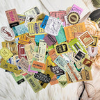 Prstincol 300 Pcs Vintage Travel Stickers Ticket Stickers - Image 7