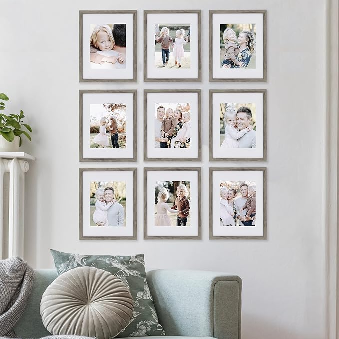 Sheffield Home 9 Piece Gallery Wall Frame Set, 11x14 Inch - Image 2