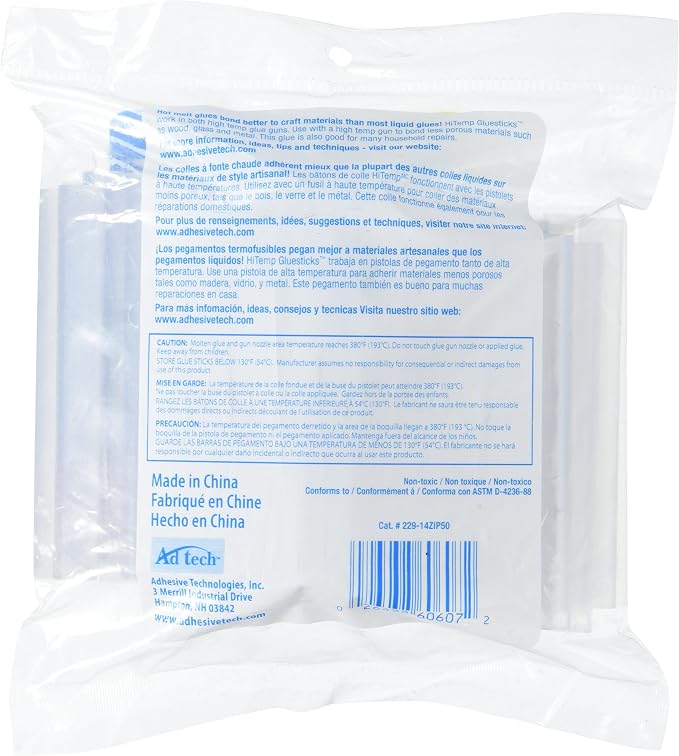 Adtech W229-14ZIP50 4 inch Glue Sticks - Image 4