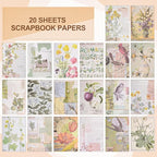 Vintage Washi Stickers for Scrapbooking, Aesthetic Sticker Book for Journaling - Image 3