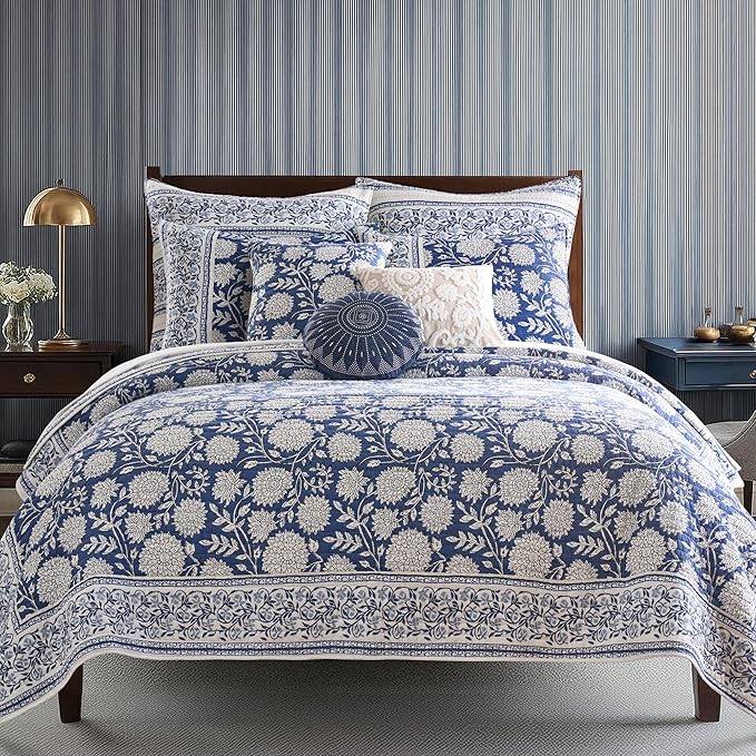 Levtex Home Adare Denim Reversible Twin/Twin XL Quilt Set by LevtexHome