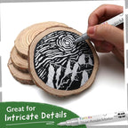 5 Acrylic Silver Paint Pen - Image 4