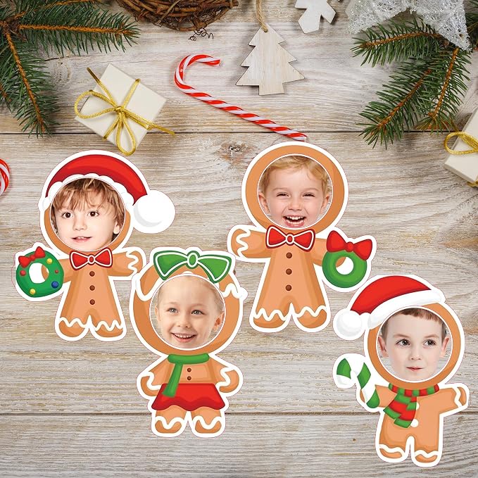 50 Pcs Christmas Gingerbread Cutouts | DIY Bulletin Board Decoration Photo - Image 4