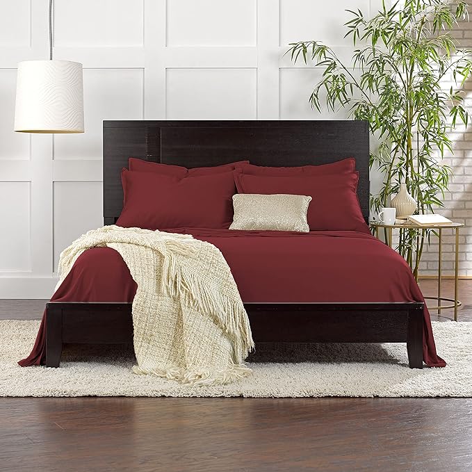 Pure Bamboo Full Sheets, Genuine 100% Organic Viscose Derived from Bamboo Bed - Image 7