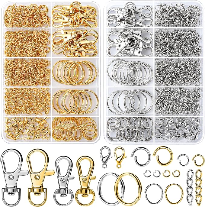 Gootaimi 1042PCS Keychain Making Kit, by gootaimi
