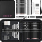 HIFORNY 42 PCS Drawing Set, Sketching Kit by HIFORNY