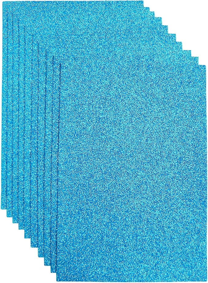 Jtnohx Glitter Felt Fabric, 8 x12 inches Felt Square Glitter by Jtnohx