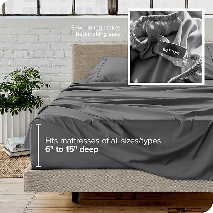 Bare Home Queen Sheet Set - Image 5