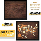 flinelife USA Travel Map, Wooden USA Map Puzzle - Image 2