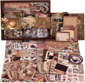emmoolife Scrapbooking Supplies Kit, Coffee Vintage Aesthetic Scrapbook Kit by emmoolife