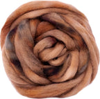 Wool Roving Hand Dyed. Super Soft BFL Combed Top Pre-Drafted by LivingDreamsYarn