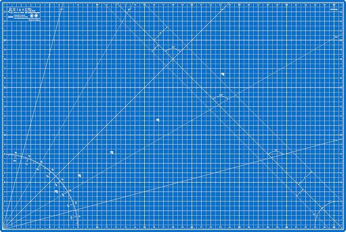 Elan Cutting Mat A1 Blue, Large Self Healing Cutting Mat 24 x 36 Inch, 5-Ply - Image 2