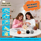 Joyclub Crochet Kit for Beginners 4 PCS Cat Family Learn to Crochet Kit - Image 5