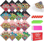 16 PC Diamond Art Corner Bookmarks Kit by CharySim