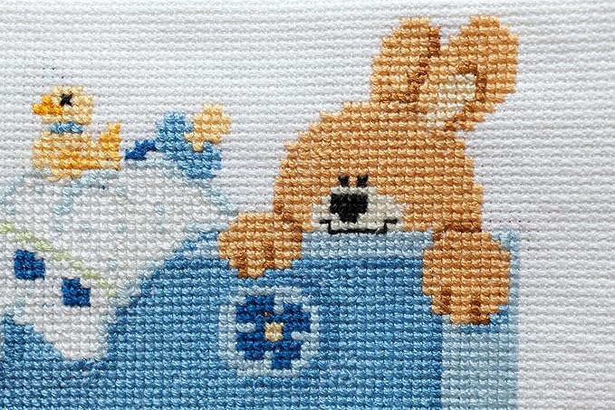 Aida Cloth 14 Count Cross Stitch Fabric, 19×28inch | 100%Cotton Uniform Neat - Image 4