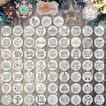 Marspark 66 Pcs Small Stencils for Crafts Reusable 3 Inch Stencils for Painting by Marspark