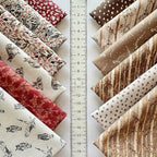 60-Piece Neutral Nature Patchwork Cotton Fabric Squares – 8×8 inch, 100% Cotton - Image 5
