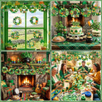 Hollowfly 48 Sets St. Patrick's Day Wreath Craft Kits DIY Irish Wreath Hanging - Image 6