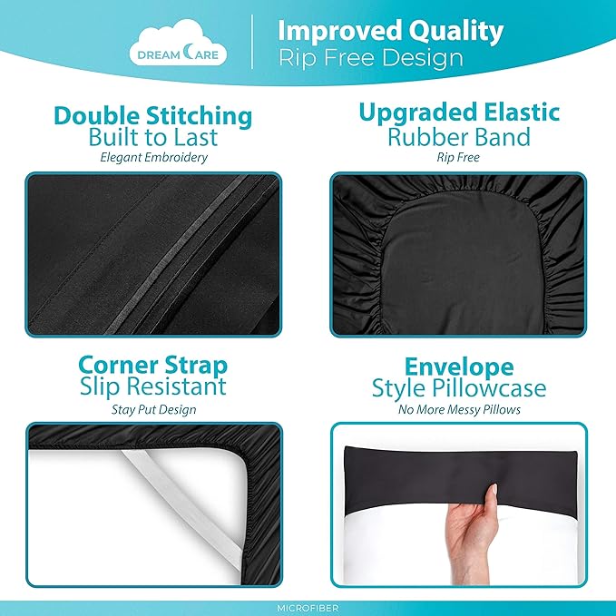 DREAMCARE Queen Sheet Set - Image 6