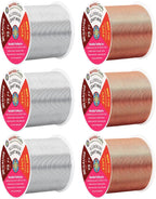 Mandala Crafts 20 GA Copper Silver Tone Combo Anodized Aluminum Craft Wire | by MandalaCrafts