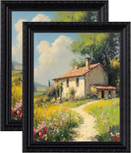 eletecpro 8x10 Vintage Picture Frame, Glass Cover, Horizontal or Vertical by eletecpro
