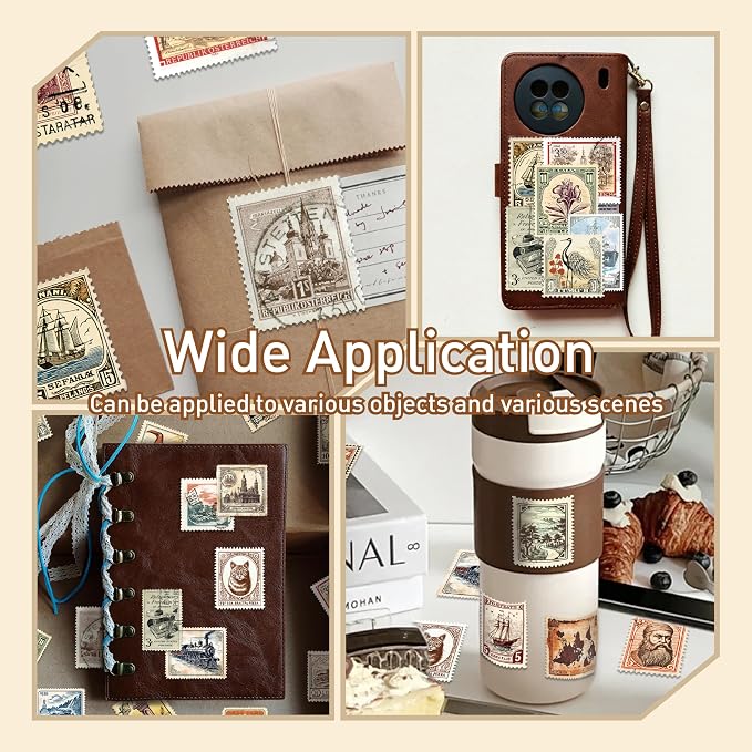 Vintage Scrapbook Stickers Set, Retro Stickers - Image 2