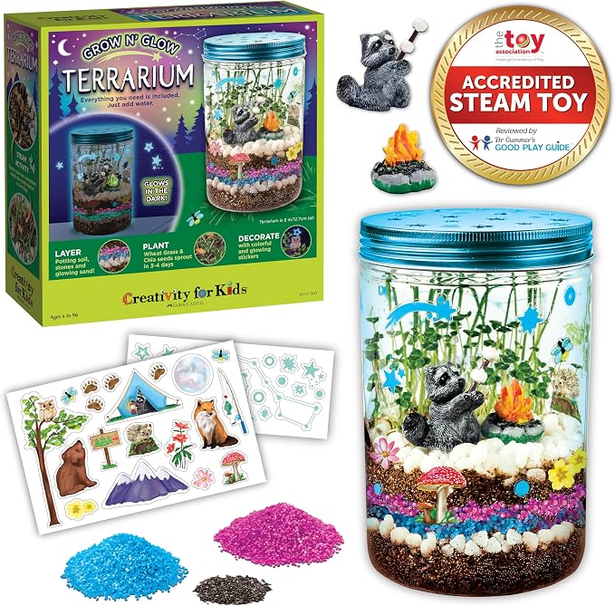 Creativity for Kids Grow 'N Glow Terrarium Kit - Image 11
