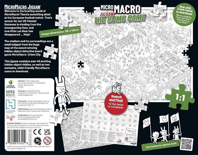 MicroMacro Jigsaw: The Home Game | 500 Piece Mystery Puzzle Game - Image 3