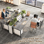Huuger 63 Inch L Shaped Desk - Image 2