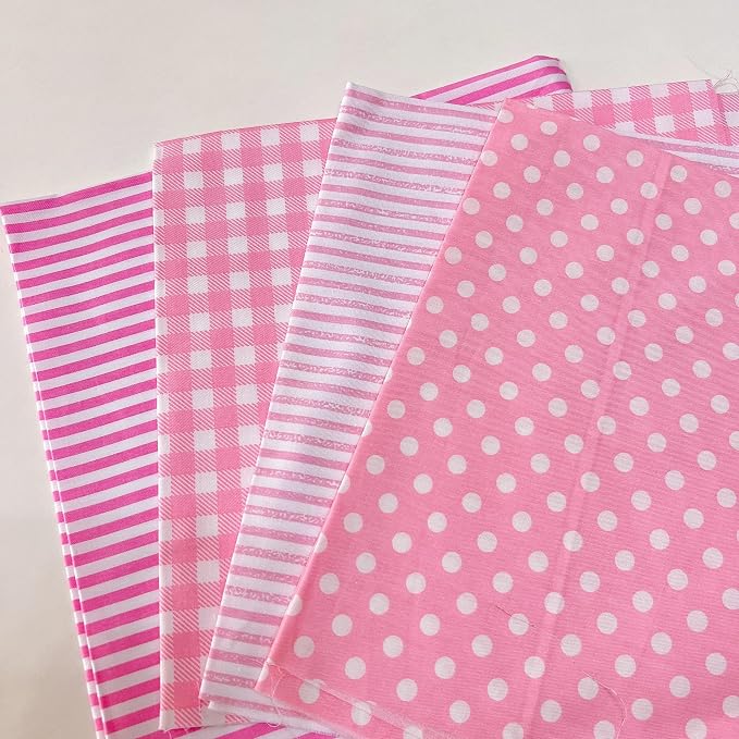 Cotton Fabric DIY Making Supplies Quilting Patchwork Fabric Fat Quarter Bundles - Image 3