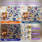 Stained Glass Window Privacy FilmDecorative Rainbow Static Clings -ldeal - Image 4